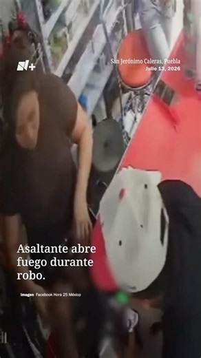 Asaltante abre fuego durante robo