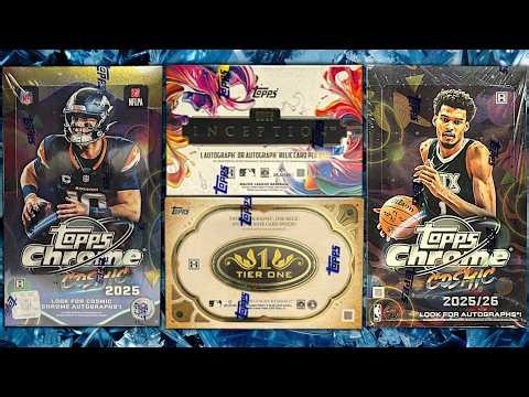 2026 Topps Tier ONE + INCEPTION & Cosmic Football & Basketball Cards!