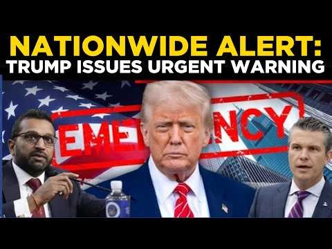 US NEWS LIVE | Trump Warning Triggers Nationwide Emergency Alert Across US | breaking news |US alert