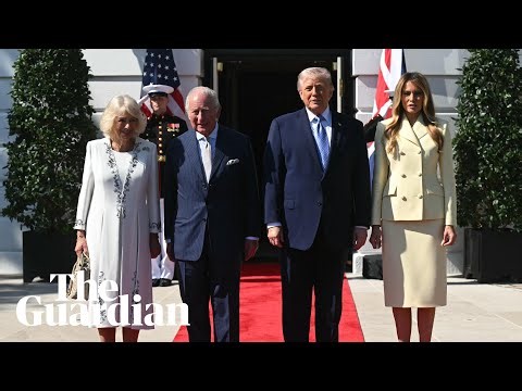 Donald Trump welcomes King Charles and Queen Camilla to the White House – watch live