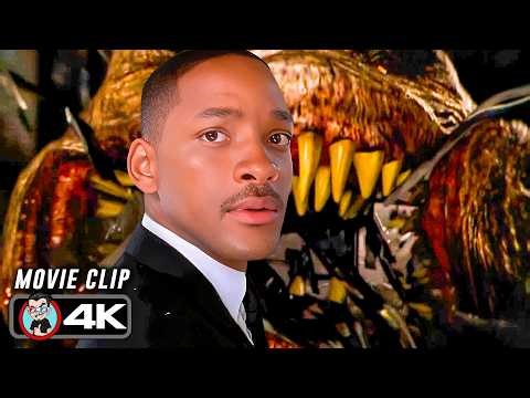 Giant Subway Alien ATTACKS | Men in Black II (4K)