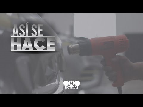 ASÍ SE HACE: PLOTEO DE AUTOS - Telefe Noticias