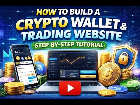 How To Build a Crypto Wallet & Trading Website (Step-by-Step Full Tutorial for Beginners)
