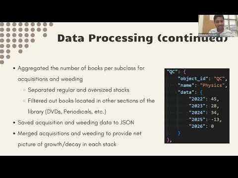 Session 7: Data-Driven Space Planning: Using Python to Analyze Collection Growth Through LC Class..