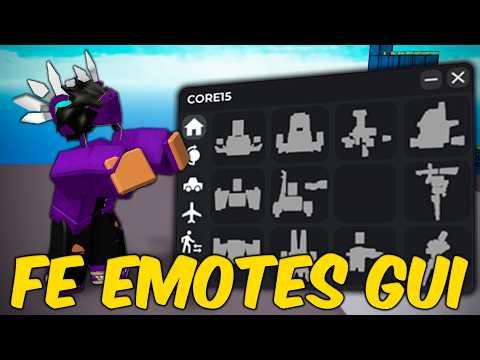 [FE] FREE Emotes GUI Script | Roblox Scripts