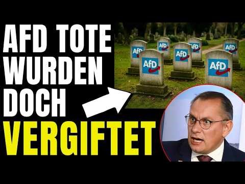 Suddenly, AfD politicians were indeed poisoned! An unbelievable turn of events is currently shock...