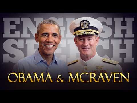 ENGLISH SPEECH | OBAMA & MCRAVEN: The Night History Changed (English Subtitles)