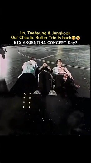 Jin, Taehyung, Jungkook Butter BTS Argentina Concert Day3