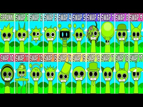 EVERY Characters From Sprunki Phase 1 SWAP