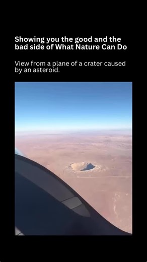 What Nature Can Do 🏔️ on Instagram: "About 50,000 years ago, a massive iron meteor slammed into Earth at roughly 26,000 miles per hour, releasing an energy explosion far greater than any nuclear weapon ever detonated by humans. The impact carved what is now known as Meteor Crater in Arizona, instantly vaporizing rock, flattening everything nearby, and sending shockwaves through the ground. In a matter of seconds, the landscape was permanently reshaped, leaving behind a visible reminder of how v
