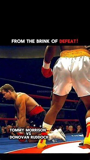 Tommy Morrison vs Donovan Ruddock: The 1995 Heavyweight War🥊 #boxing #shorts #new