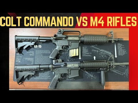 Colt M4A1 vs colt m4 commando rifles comparison 