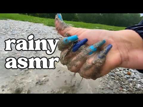relax asap to this rainy walkaround asmr