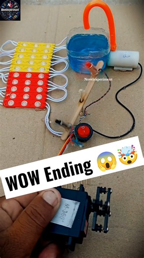 What Happens When Two Drone Motors Spin Dual Propellers and Power LED Lights? ⚙️💡#Shorts#DCMotor