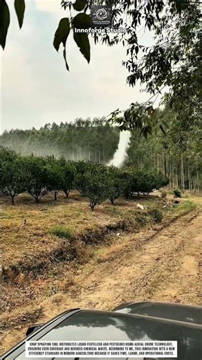 Crop Spraying Tool Innovation with Aerial Drone for Efficient Farming #innovation