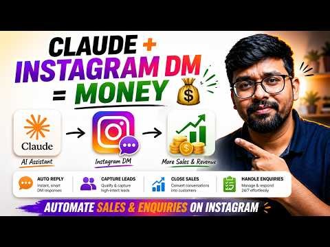 How to Automate Instagram DMs with AI 2026 | Insta DM Automation with Claude | Instagram AI Agent