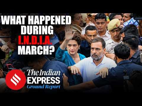 ‘They Can’t Stop Our Will’: After I.N.D.I.A. Bloc March Is Stopped, Rahul Gandhi Detained Again
