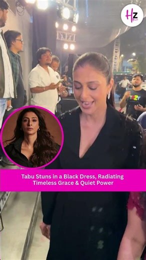 Tabu Stuns in a Black Dress, Radiating Timeless Grace and Quiet Power | HerZindagi