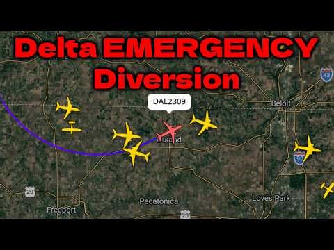 Tracking Delta Emergency SMOKE IN CABIN w/ LIVE ATC!
