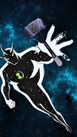 Ben 10: Can Alien X Lift Thor's Mjolnir? 😱🔨 #shorts