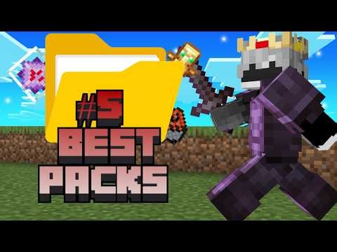 TOP 5 PvP Texture Packs | Clean & FPS Boost!
