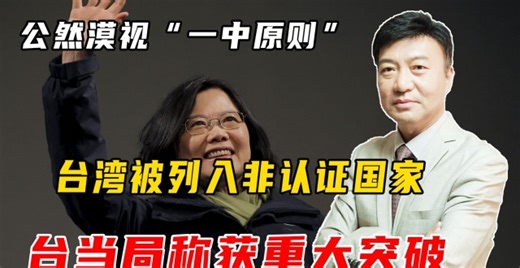 漠视一中原则？联合国将台湾列入非认证国家，台当局称获重大突破_腾讯新闻