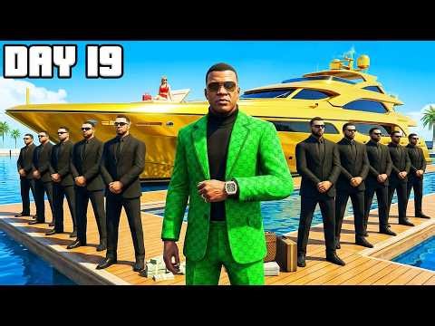I Spent 100 Days As A BILLIONAIRE In GTA 5