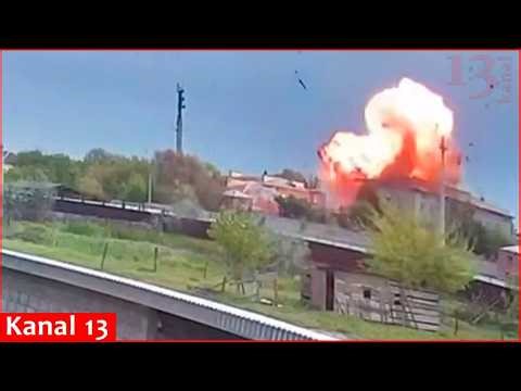 Ukrainian drones crush Russian FSB headquarters in Chechnya – Video of moment of strike