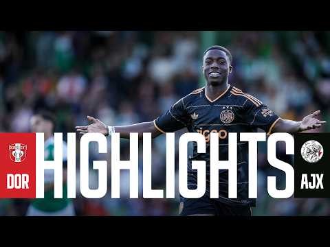 Highlights FC Dordrecht - Jong Ajax | Keuken Kampioen Divisie