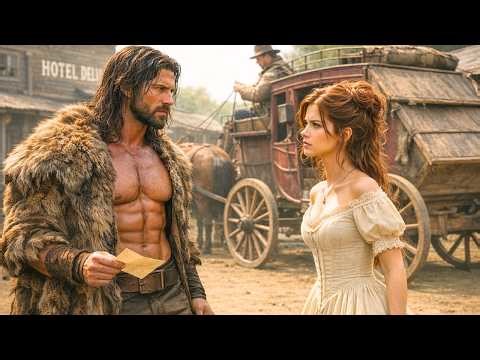 “That… Can’t Be My Bride!” — The Mountain Man Freezes as a Stunning Woman Steps Off the Stagecoach