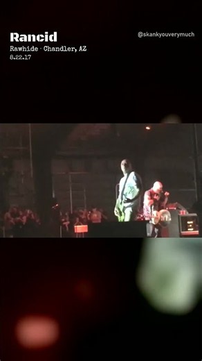 Rancid live at Rawhide, Chandler AZ 2017 #shorts