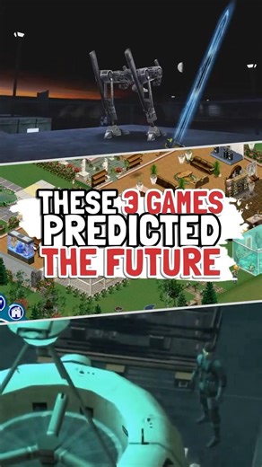 These 3 GAMES PREDICTED the future #gaming #future #videoessay #sims