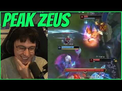 HLE Zeus Full Sends It On Kennen VS T1