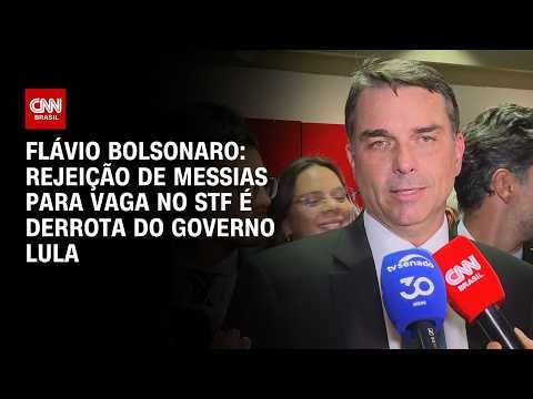 Rejeição de Messias no Senado é derrota do governo Lula, diz Flávio Bolsonaro | HORA H