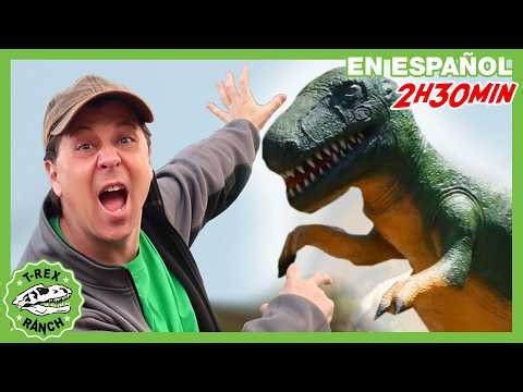 Parque T-Rex | ¡El T-Rex Más Gigante de Todos! | Videos de dinosaurios y juguetes para niños