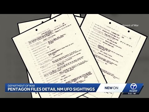 New Pentagon files highlight decades of unexplained aerial phenomena in New Mexico