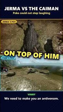 Jerma Fought a Caiman and Poke Lost It