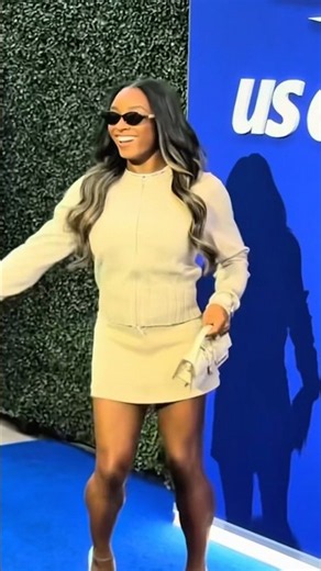 Simone Biles All Smiles At The US Open