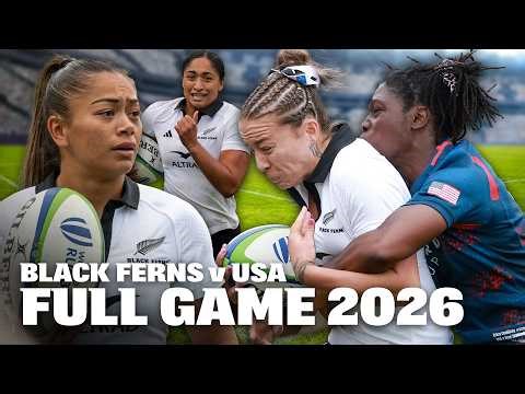 Black Ferns v USA 2026, Sacramento FULL GAME