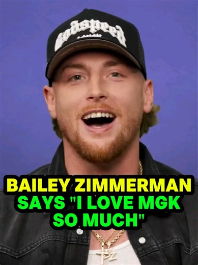 Bailey Zimmerman said, “I love mgk so much” during an interview with UPROXX (@uproxx) published in August 2025. When asked to choose between mgk’s “At My Best” featuring Hailee Steinfeld and Moneybagg Yo’s “Say Na” featuring J. Cole, he chose “Say Na” while praising “At My Best,” saying, “That song, like, goes for sure.” #mgk #machinegunkelly #colsonbaker #baileyzimmerman @mgk @Bailey Zimmerman