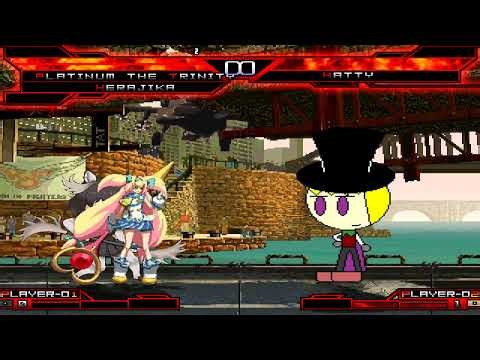KOF MUGEN Tag platinum the trinity & herajika (kemono friends) vs hatty