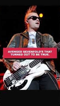 Avenged Seven fold's Stories That Turned Out to Be True