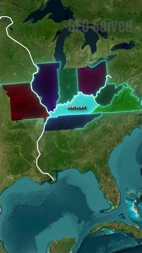 How Rivers Drew 5 Out of 7 State Lines in Kentucky