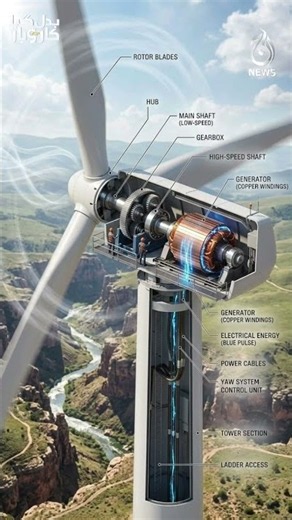 Wind Turbine Components | How Wind Turbine Works | Renewable Energy - Aaj News
