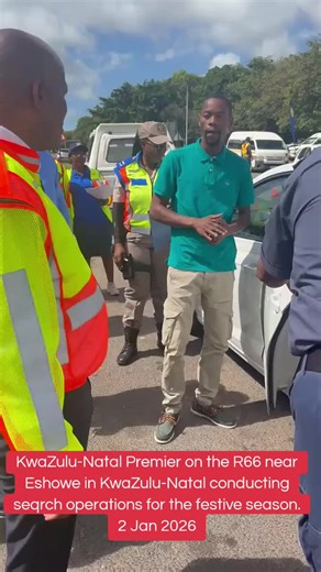 KwaZulu-Natal Premier Launches Festive Season Safety Ops