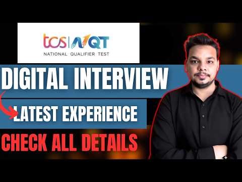 TCS Digital Interview Experience 2026 | TCS NQT Interview | TCS Digital Interview Questions