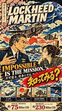 本編横動画必見【ロッキード・マーティン】戦闘機だけじゃない。世界の防衛をつなぐ企業 倍速ショートver｜ #lockheedmartin #ロッキードマーティン
