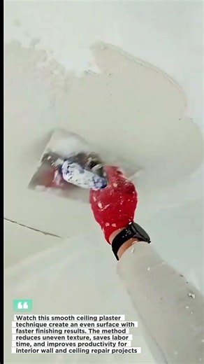 Ceiling Repair Trick#constructionhack #woodworking #productivity #builder