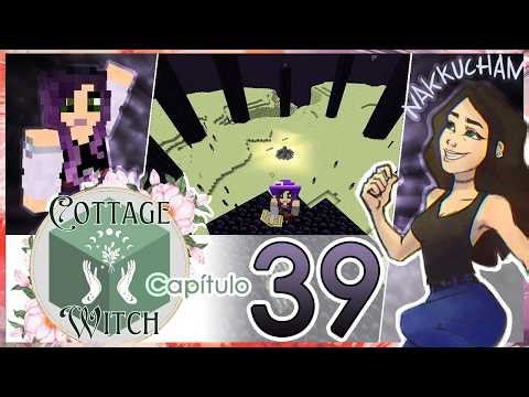 [Nakkuchan] La Bruja de la Cabaña (39) Conquistando el END (Cottage Witch Minecraft)