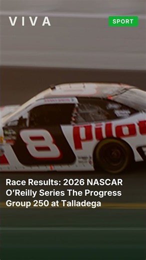 Race Results: 2026 NASCAR O’Reilly Series The Progress Group 250 at Talladega #shorts